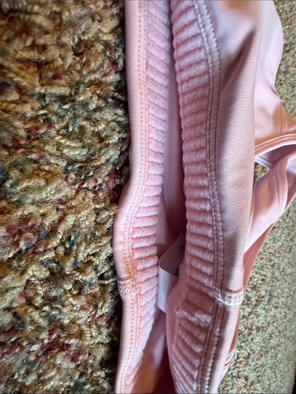 Nike Pink Sports Bra with White Swoosh